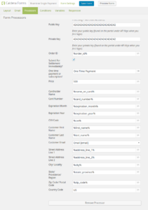 Setting up BrainTree for Caldera Forms to accept one time credit card payments on your WordPress site