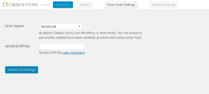 Setting up Caldera Forms to route emails through SendGrid