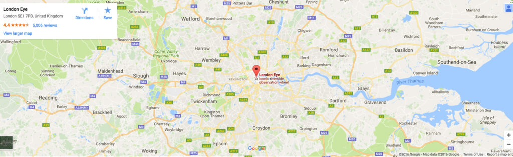Example of a map on a contact page creatred using Elementor and Caldera Forms