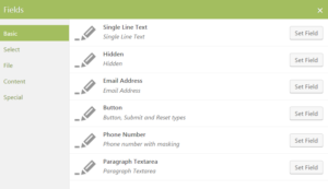 Add and configure a form field