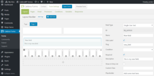 Configure a form field