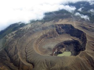 The Caldera of the Santa Anna Volcano