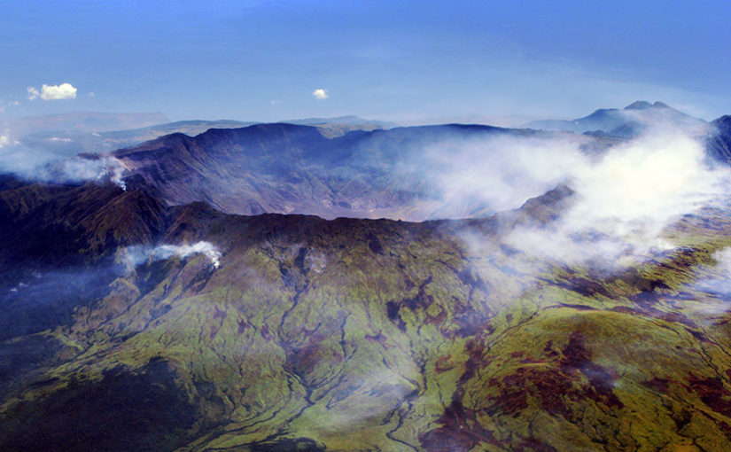 The Caldera of Mt. Tambora Sumbawa