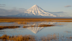 random picture of the Kronotsky Volcano