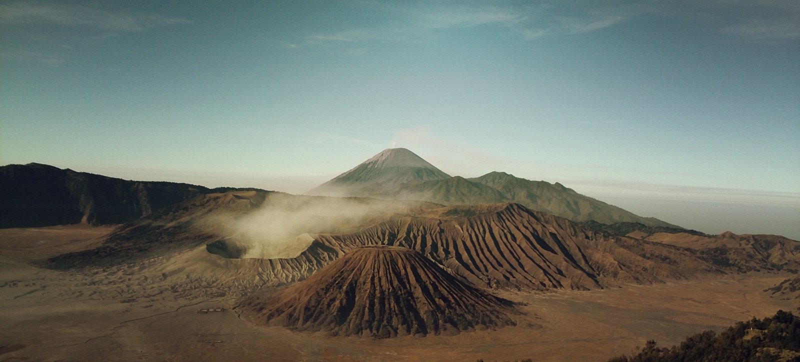 A Volcano In The Distance