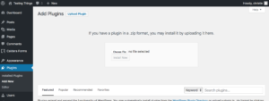 install wordpress plugins screenshot 2: upload your plugin files and activate your new plugin