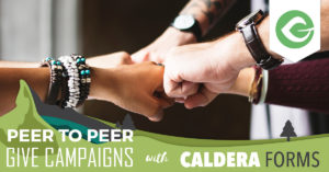 banner from givewp.com blog post about peer to peer fundraising
