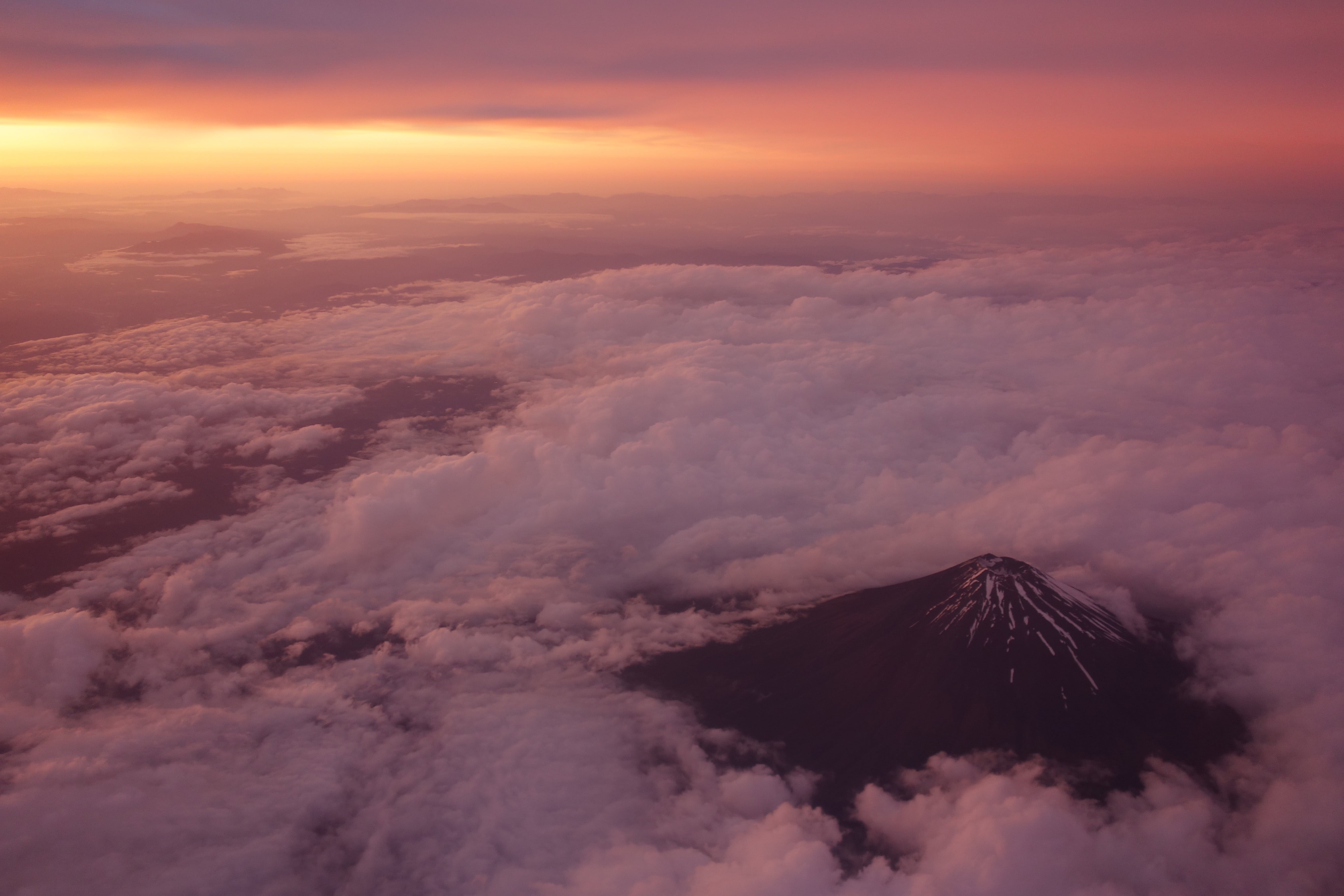 Mount Fiji In The Clouds