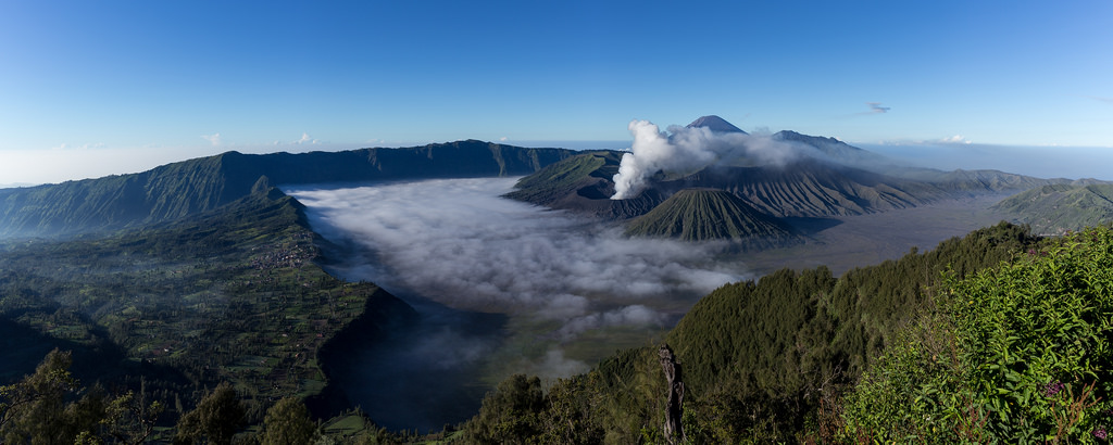 Tengger Caldera and Mount Bromo Volcano IE a Caldera