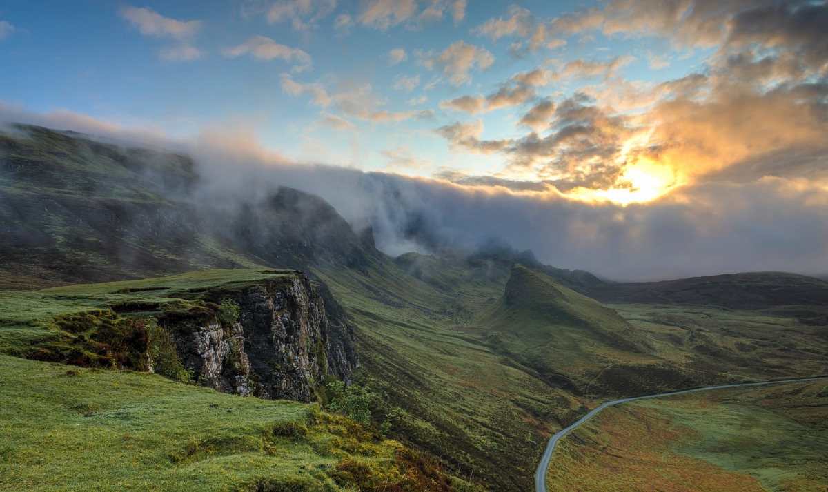 Green mountains