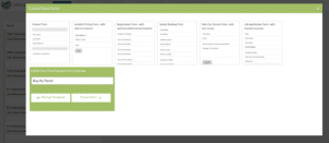 Creating a new form from a template for Caldera Forms PayPal Pro