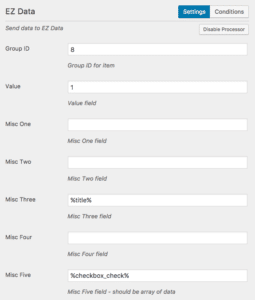 The EZData Processor For Caldera Forms