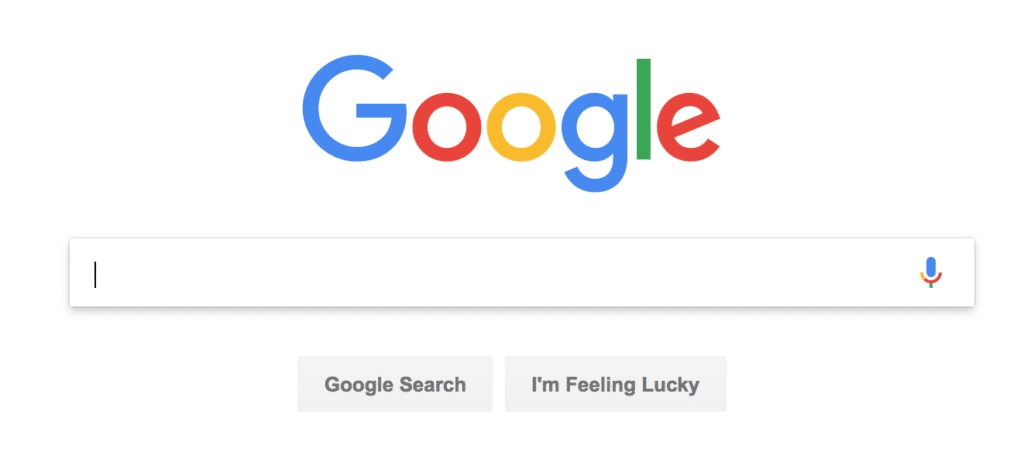 Image of Google search bar