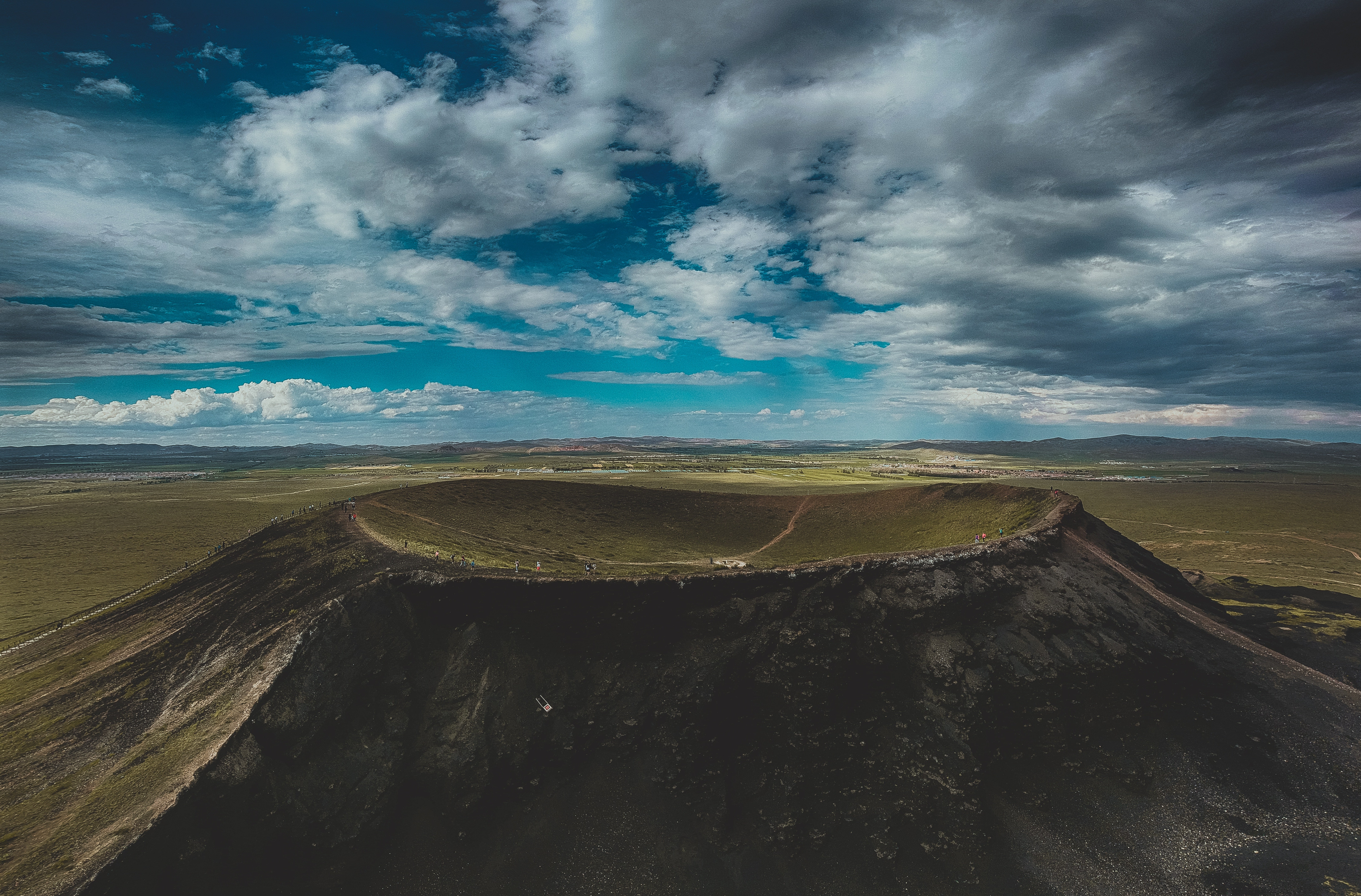 image of a volcano