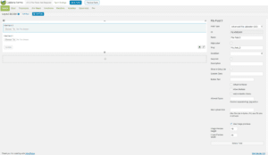 The Caldera Forms file field settings being edited for a form.