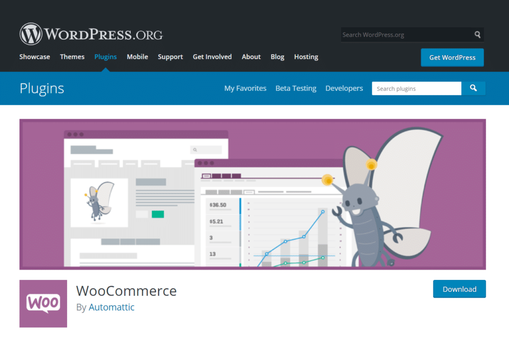 WooCommerce plugin on WordPress.org