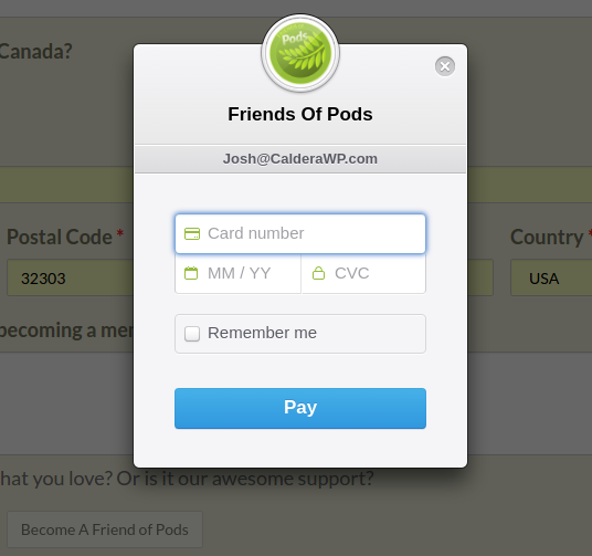Stripe Payments With Caldera Forms - WordPress Form Builder | Caldera Forms