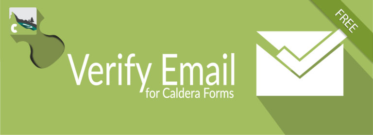 Verify Email For Caldera Forms Banner